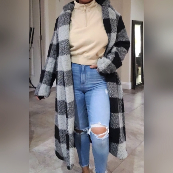 Long teddy jacket - Picture 2 of 2